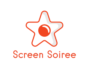 Orange Star Egg logo design