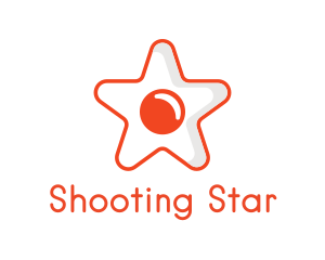 Orange Star Egg logo design