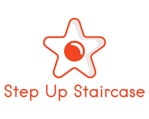 Orange Star Egg logo design