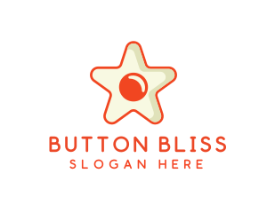 Orange Star Egg logo design