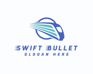 Bullet Fast Train logo design