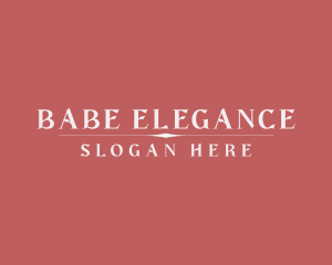 Elegant Feminine Salon logo design