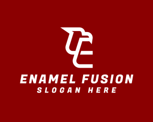 Falcon Team Letter E  logo design