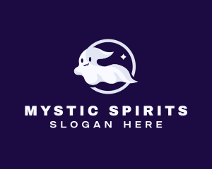 Cute Ghost Spooky logo