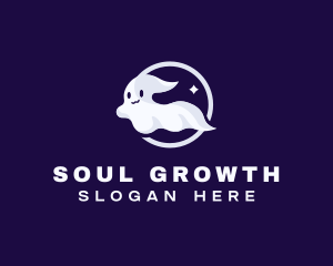 Cute Ghost Spooky logo