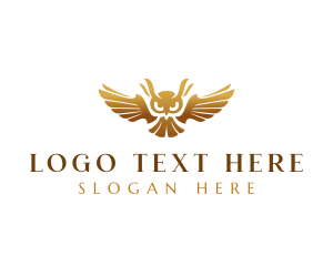 Luxury Flying Owl logo