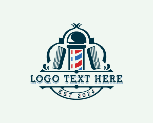 Barber Comb Grooming logo