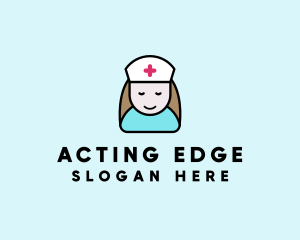 Clinic Nurse Healthcare logo design