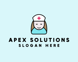 Clinic Nurse Healthcare logo design