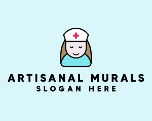 Clinic Nurse Healthcare logo design