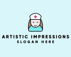 Clinic Nurse Healthcare logo design