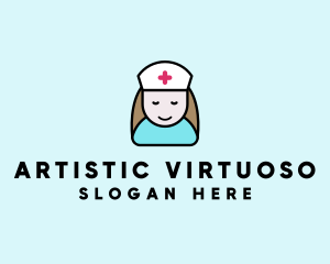 Clinic Nurse Healthcare logo design