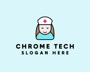 Clinic Nurse Healthcare logo design