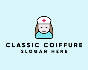 Clinic Nurse Healthcare logo design