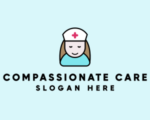 Clinic Nurse Healthcare logo design