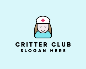 Clinic Nurse Healthcare logo design