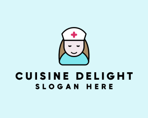 Clinic Nurse Healthcare logo design