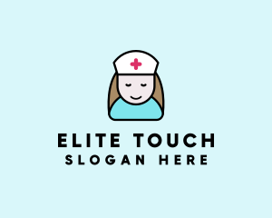 Clinic Nurse Healthcare logo design