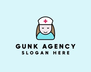 Clinic Nurse Healthcare logo design