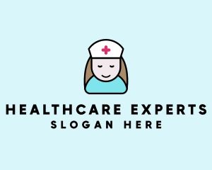 Clinic Nurse Healthcare logo design