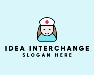 Clinic Nurse Healthcare logo design