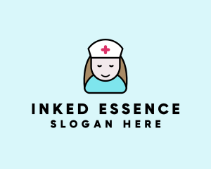 Clinic Nurse Healthcare logo design