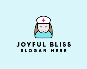 Clinic Nurse Healthcare logo design