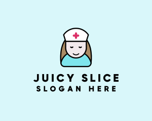 Clinic Nurse Healthcare logo design