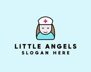 Clinic Nurse Healthcare logo design