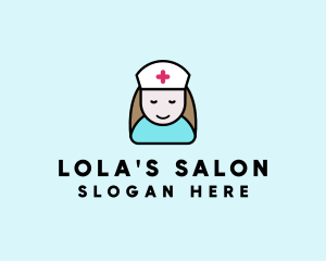 Clinic Nurse Healthcare logo design