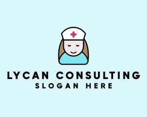 Clinic Nurse Healthcare logo design