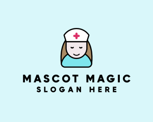 Clinic Nurse Healthcare logo design