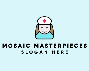 Clinic Nurse Healthcare logo design