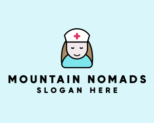 Clinic Nurse Healthcare logo design