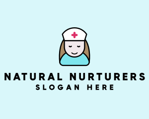 Clinic Nurse Healthcare logo design