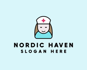 Clinic Nurse Healthcare logo design