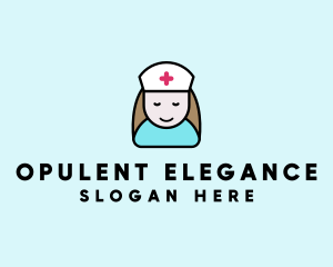 Clinic Nurse Healthcare logo design