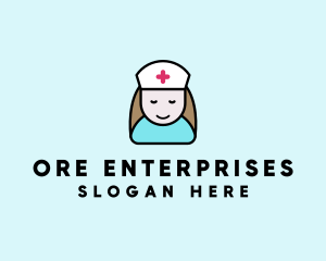 Clinic Nurse Healthcare logo design