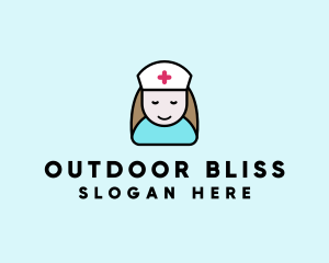 Clinic Nurse Healthcare logo design