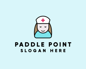 Clinic Nurse Healthcare logo design