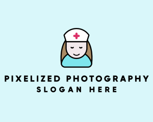 Clinic Nurse Healthcare logo design