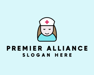 Clinic Nurse Healthcare logo design