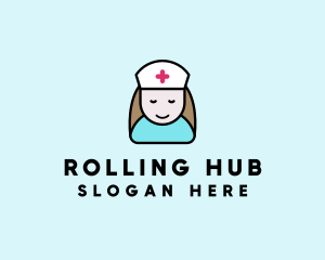 Clinic Nurse Healthcare logo design