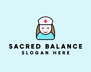 Clinic Nurse Healthcare logo design