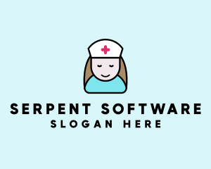 Clinic Nurse Healthcare logo design