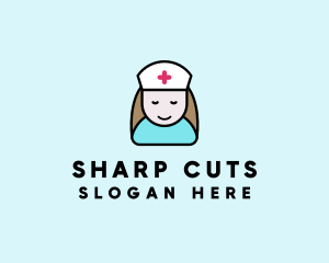 Clinic Nurse Healthcare logo design