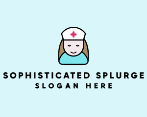 Clinic Nurse Healthcare logo design