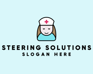 Clinic Nurse Healthcare logo design