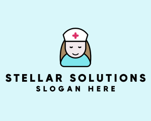 Clinic Nurse Healthcare logo design