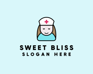 Clinic Nurse Healthcare logo design